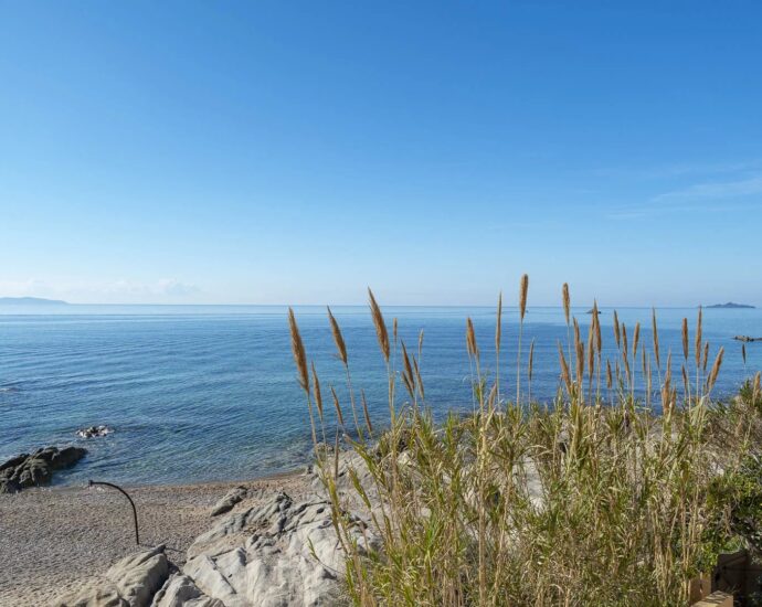 Exclusive: Ajaccio, waterfront villa with panoramic sea view, 6 bedrooms, walking distance to the beach.