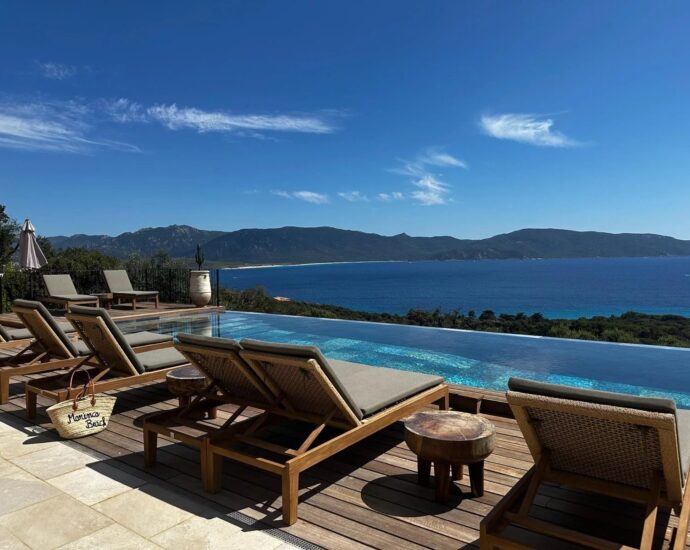 Abbartello, 6 chambres, piscine, vue mer