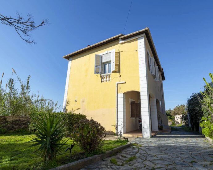 Exclusive: Ajaccio, waterfront villa with panoramic sea view, 6 bedrooms, walking distance to the beach.