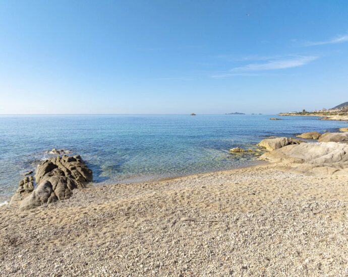 Exclusive: Ajaccio, waterfront villa with panoramic sea view, 6 bedrooms, walking distance to the beach.