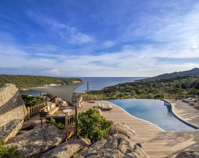 Bonifacio, 4 Chambres, Piscine, Pied dans l’eau, Vue mer Panoramique