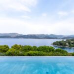 Saint-Florent, Villa contemporaine, 4 chambres, vue mer panoramique, piscine, domaine privé, plage à pieds