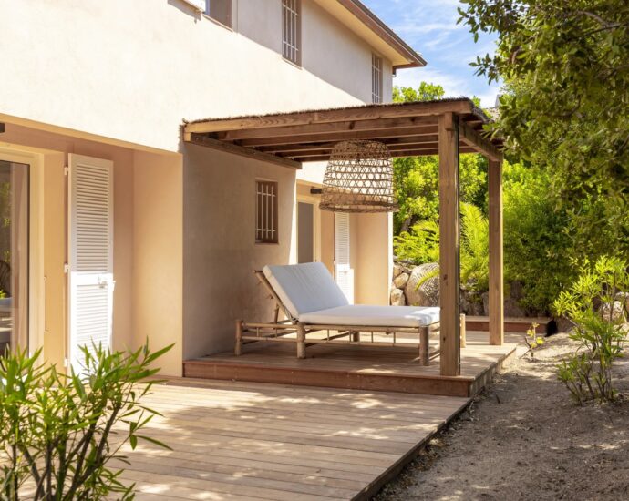 RL285 – Porto-Vecchio, Domaine de Cala Rossa, villa 5 chambres, piscine et plage à pied