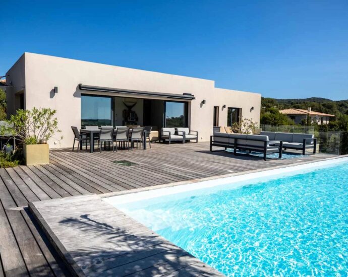 Porto-Vecchio, Villa 4 chambres, Vue panoramique mer et montagne