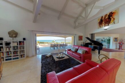 Propriano, villa 5 chambres, piscine et vue mer
