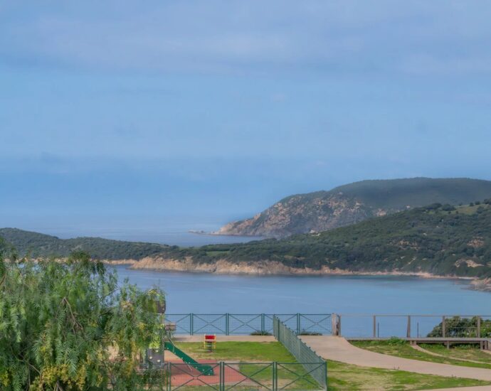 Cargèse, 2-Bedroom Apartment, Town Center, Walking Distance to the Beach, Sea View