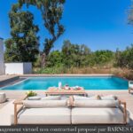 Exclusivité, Pinarello, Villa contemporaine, 5 chambres, piscine, plage à pied, vue montagnes