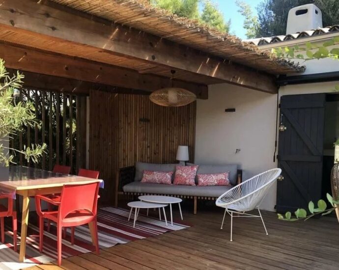 Lecci, Saint-Cyprien,  Maison mitoyenne, 2 chambres, plage à pied