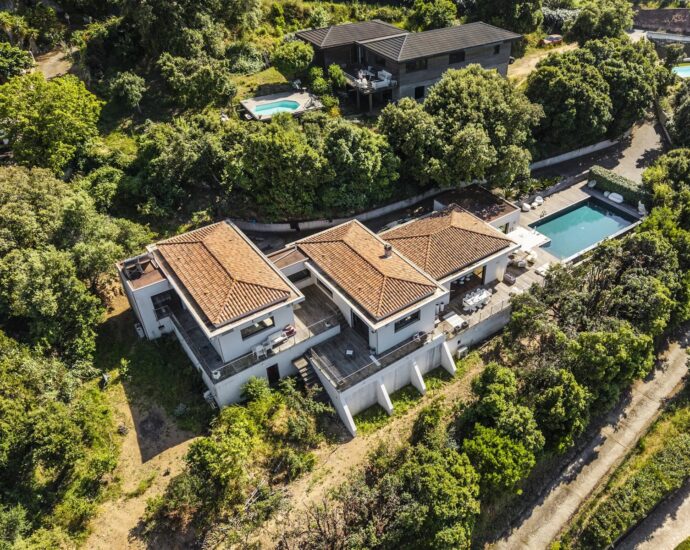 Ajaccio, Exclusivité, Villa, 3 chambres, piscine, vue panoramique montagnes,