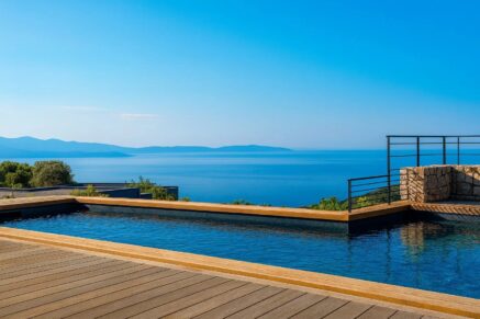 Ajaccio, Programme neuf, Villa de standing, 3 chambres, vue panoramique mer et montagnes, piscine, proche plage
