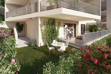 Ville di Pietrabugno, appartement neuf, 2 chambres, jardin, vue mer, proche plage et centre-ville de Bastia