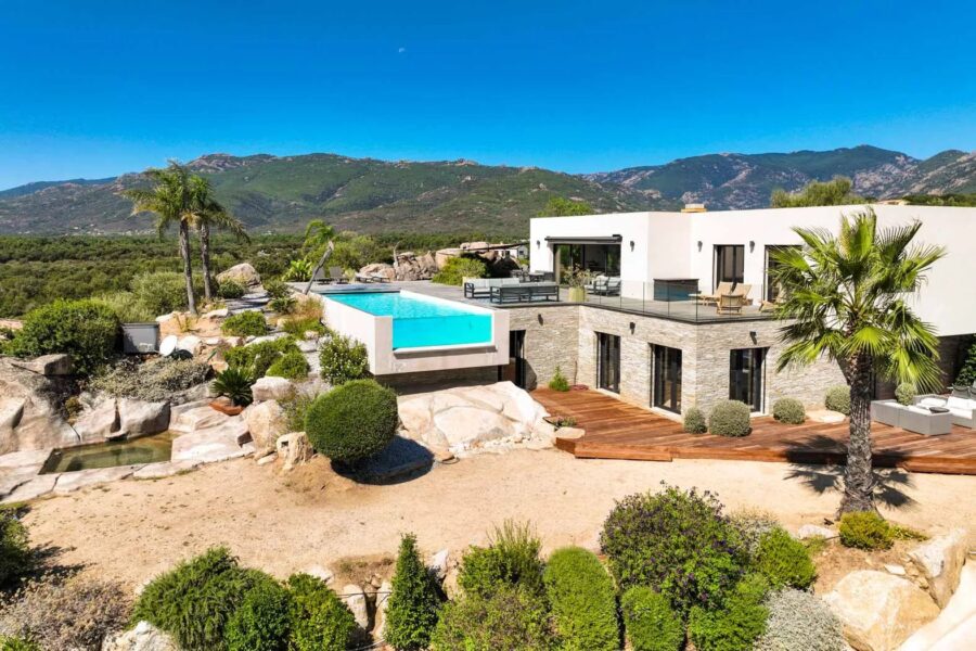 Porto-Vecchio, Villa 4 chambres, Vue panoramique mer et montagne