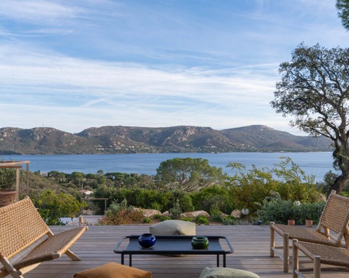 Porto-Vecchio, Marina Di Fiori,  Villa 4 chambres, piscine, vue mer, proche plage