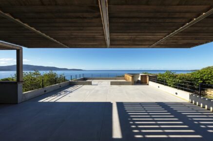 Abbartello, Olmeto, Villa d’architecte, 6 chambres, vue mer panoramique, plage à pied