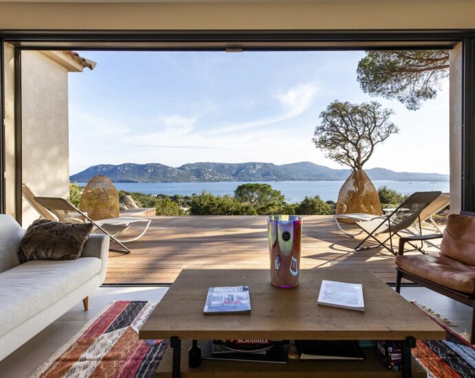 Porto-Vecchio, Marina Di Fiori,  Villa 4 chambres, piscine, vue mer, proche plage
