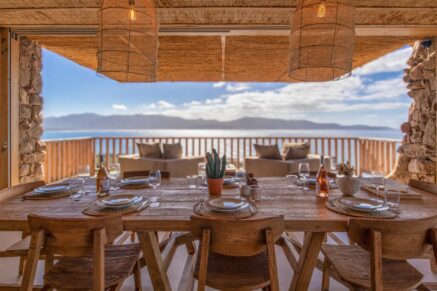 Olmeto, Villa contemporaine, vue mer et montagnes, 6 chambres,  piscine, proche plage