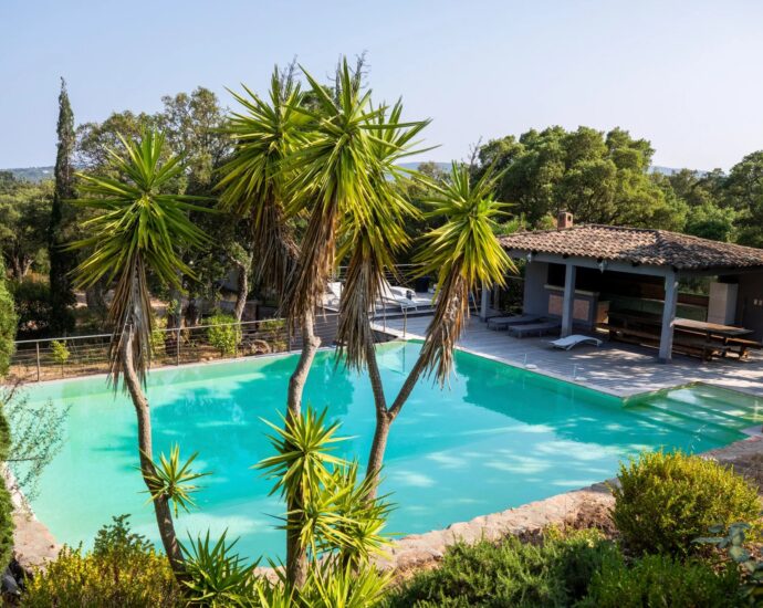 Sainte-Lucie de Porto-Vecchio, Villa 8 chambres, piscine, aperçu mer, proche plage