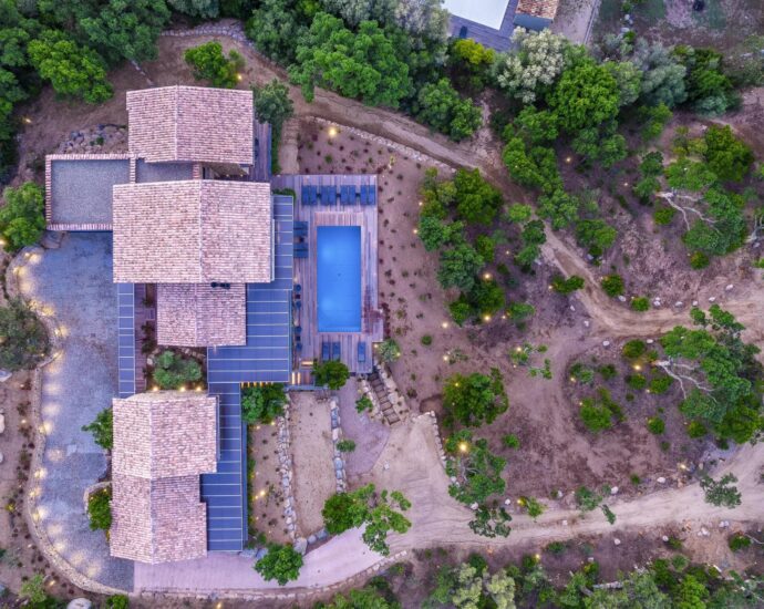 Villa 9 chambres, Arasu, Saint-Cyprien, piscine, vue mer, plage à pied, RL363 Villa Terra di Corsica