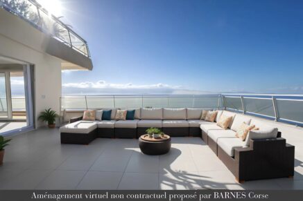 Ajaccio, Exclusive, Penthouse type T6, 4 bedrooms, panoramic sea view