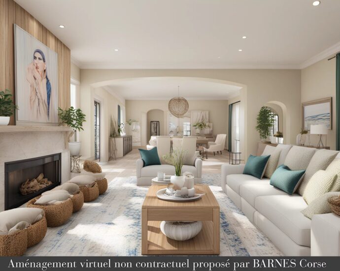 Rive sud , Porticcio, Villa,  4 Chambres , Piscine, Vue mer, proche plages