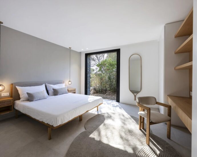 Arasu, Villa d’architecte, 4 chambres, piscine, vue dégagée sur la nature, plage à pied