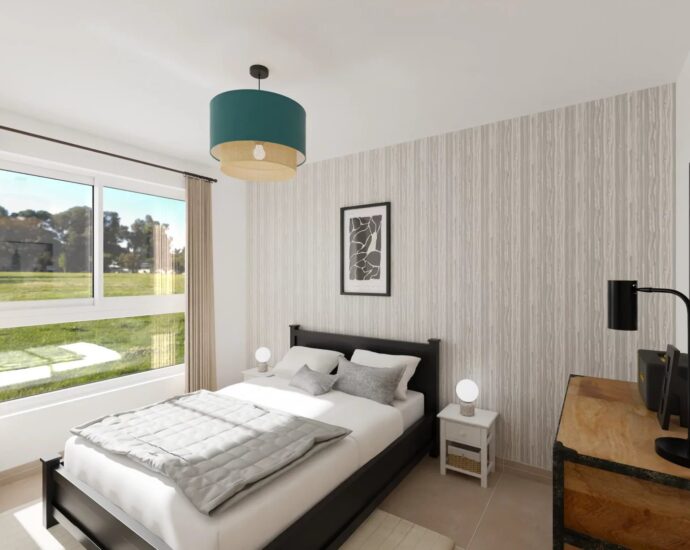 Ville di Pietrabugno, appartement neuf, 3 chambres, vue mer, terrasse, proche plage et centre-ville de Bastia