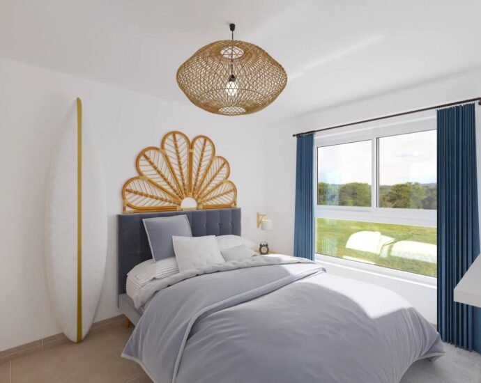 Ville di Pietrabugno, appartement neuf, 3 chambres, terrasses, vue mer, proche plage et centre-ville de Bastia