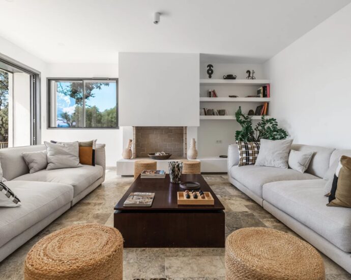 Olmeto, Abbartello, 6 chambres, piscine à débordement, vue mer panoramique, proche plage