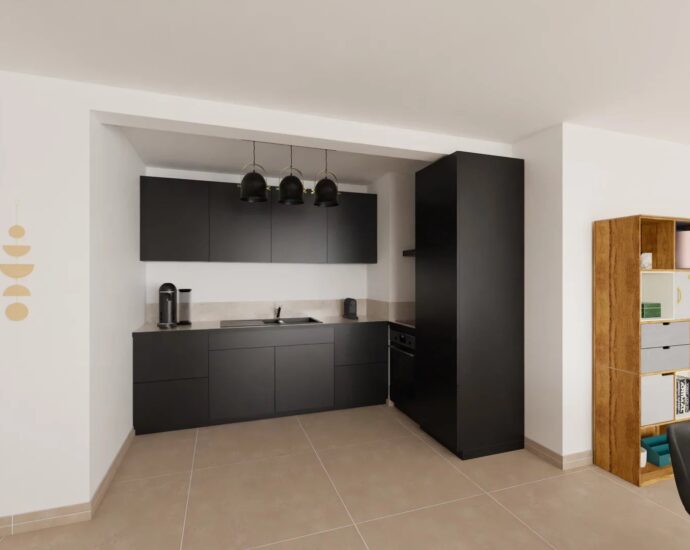 Ville di Pietrabugno, appartement neuf, 3 chambres, vue mer, terrasse, proche plage et centre-ville de Bastia