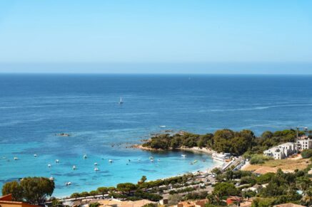 Ajaccio, Route des Sanguinaires, Duplex, 4 chambres, vue panoramique mer, plage à pied