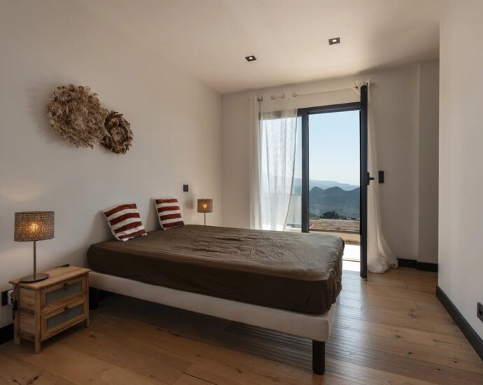 Saint-Florent, Barbaggio, appartement vue mer, 3 chambres, proche plage