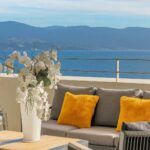 Exclusivité, Ajaccio, Penthouse, 4 chambres, vue mer panoramique, plage à pied