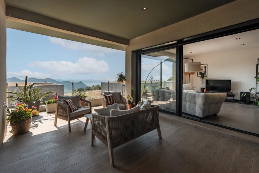 Saint-Florent, Barbaggio, appartement vue mer, 3 chambres, proche plage