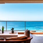 Ajaccio, Route des Sanguinaires, Duplex, 4 chambres, vue panoramique mer, plage à pied