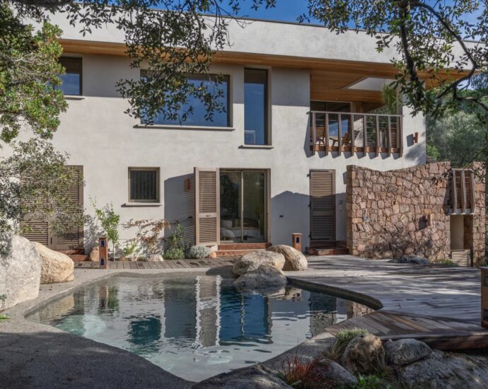 Domaine de Cala Rossa, villa 5 chambres, piscine, proche plage