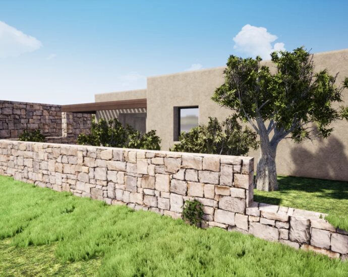 Occhiatana, Terrain à bâtir avec permis purgé pour villa d&rsquo;achitecte en pierre avec piscine, proche plages et L’Île-Rousse