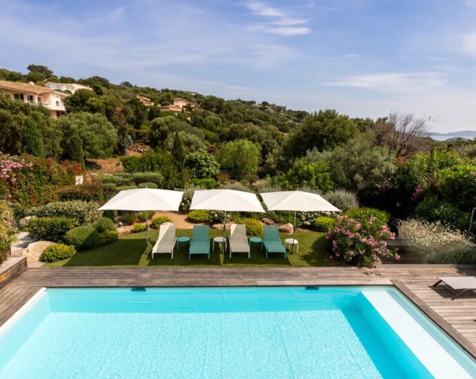 Domaine d&rsquo;Arasu, Villa vue mer panoramique, 4 chambres, piscine chauffée, proche plage