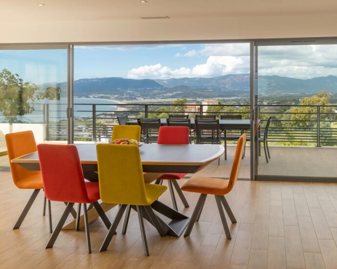 South Shore of Ajaccio, Recent Villa, Panoramic Sea View, 5 Bedrooms, Pool, Close to Beaches