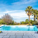 Saint-Florent, Villa vue mer panoramique, 4 chambres, appartement indépendant, piscine à débordement, proche plage