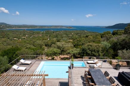 Porto-Vecchio, Villa with Panoramic Sea View, 4 Bedrooms, Pool, Close to the Beach