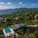 Porto Vecchio, Palombaggia, villa 4 chambres, piscine, vue mer et proche plage