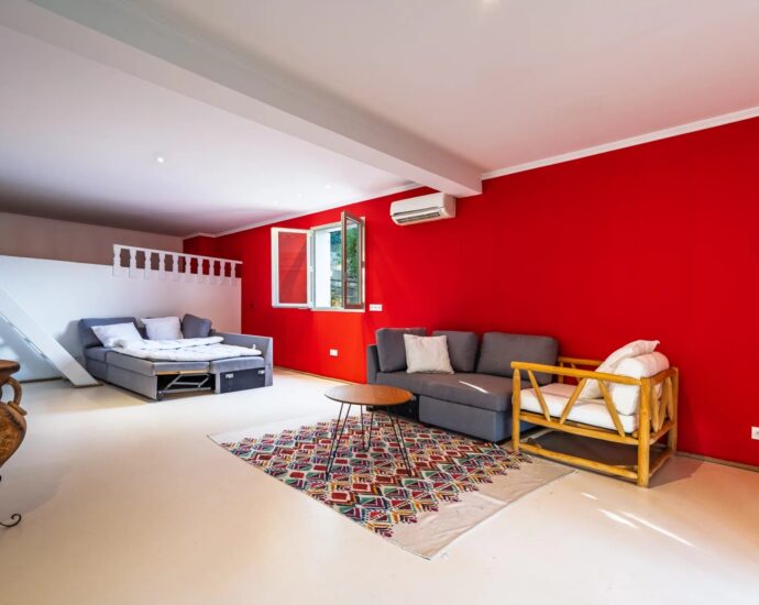 Saint-Florent, Villa vue mer panoramique, 4 chambres, appartement indépendant, piscine à débordement, proche plage