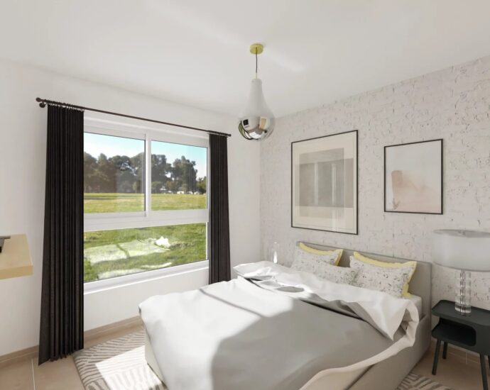 Ville di Pietrabugno, appartement neuf, 3 chambres, vue mer, terrasse, proche plage et centre-ville de Bastia