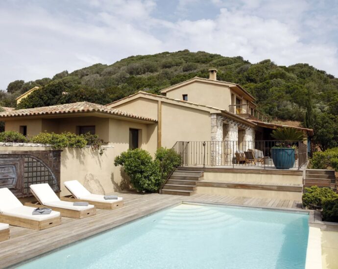 Santa Manza, Villa A Signadora 4 chambres, vue mer, piscine RL293