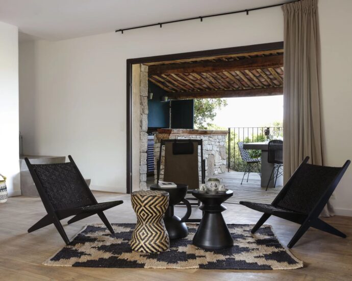 Santa Manza, Villa A Signadora 4 chambres, vue mer, piscine RL293