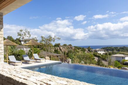 Porto-Vecchio, Palombaggia, Panoramic Sea View Villa, 7 Bedrooms, Gym, Heated Pool, Walking Distance to the Beach