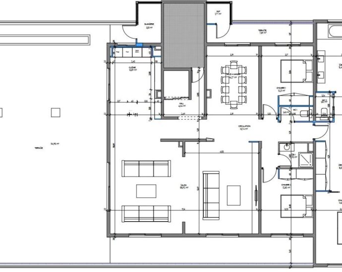 Ajaccio, Exclusivité, Penthouse type T6, 4 chambres vue panoramique mer
