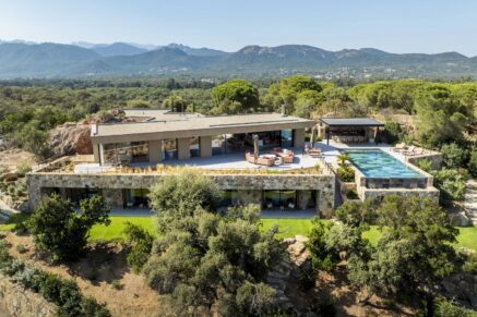 Sainte-Lucie de Porto-Vecchio, Caramontinu, Villa vue mer panoramique, 6 chambres, piscine, proche plage