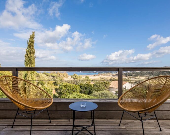 Santa Manza, Villa A Signadora 4 chambres, vue mer, piscine RL293