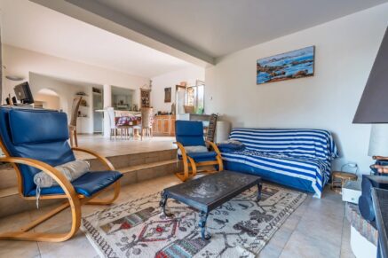 Marine de Davia, villa 4 chambres, vue mer, plage à pied